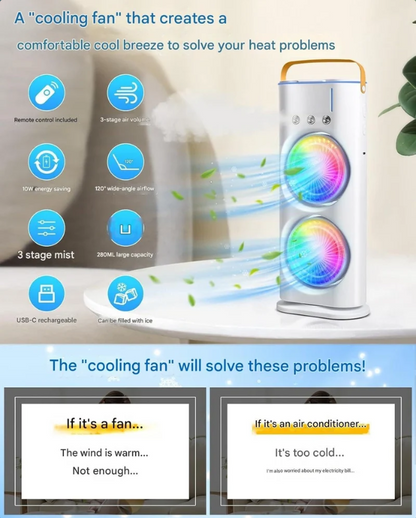 Ice Mist Duo Cooler Fan